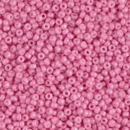 Miyuki rocailles kralen 11/0 - Opaque dyed carnation pink 11-1385